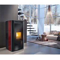 Red Lotus - Termostufa a pellet 24 kw bordoux