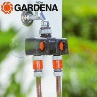 Vandens skirstytuvas Gardena 08193-24, 2 kanalų, su sklende kainos nuo 21.08