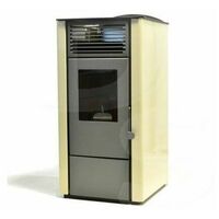 Lory - Stufa a pellet da 9.5 Kw avorio
