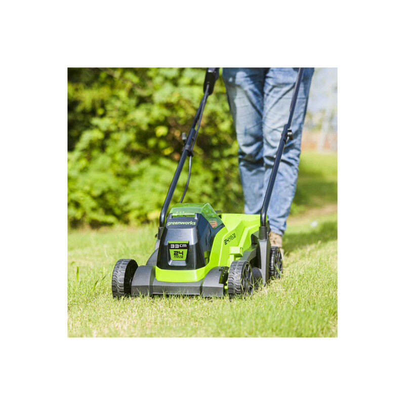 Greenworks Tagliaerba Batteria 24V Brushless - Per Prati Fino 140m², Sacca 30L, Garanzia 3 Anni - Foto 6
