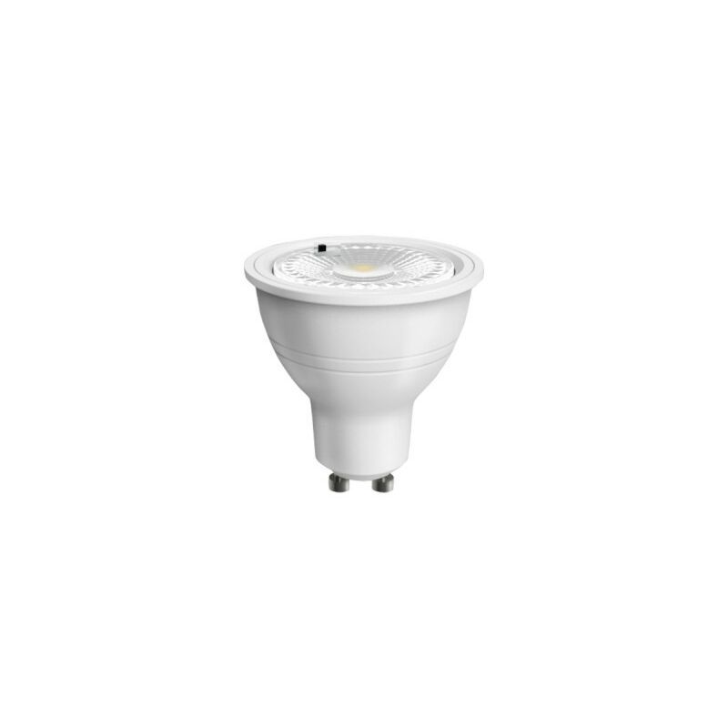 Coppia di lampadine led Gu10 3W e copertura opaca luce calda 3000k