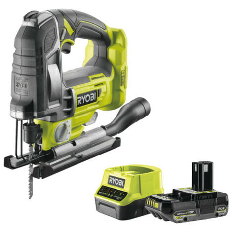 Pacchetto seghetti alternativi RYOBI R18JS7-0 - 18V OnePlus Brushless - 1  batteria 2.0Ah - 1 caricatore rapido