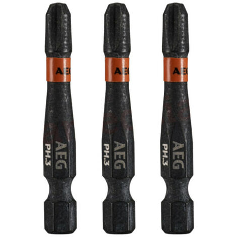 Punte Per Cacciaviti Balistici AEG Rinforzate - 50 Mm - 3 Pezzi - PH3 - Foto 4