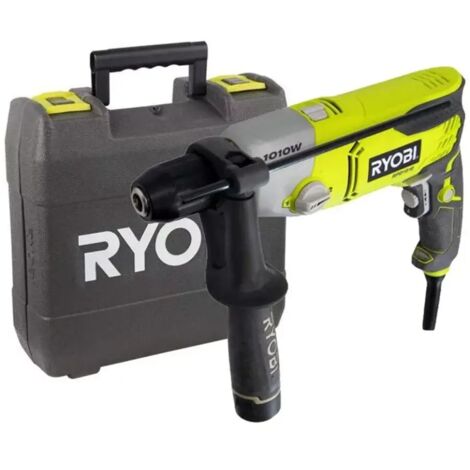 kit valigetta trapano a percussione elettrico ryobi "rpd1010-k" 1010 w
