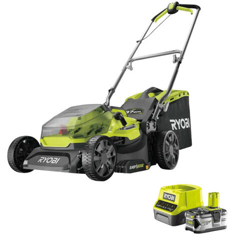 Tosaerba a spinta RYOBI 18V OnePlus - 1 batteria 4.0Ah - 1 caricatore - RY18LM37A-140