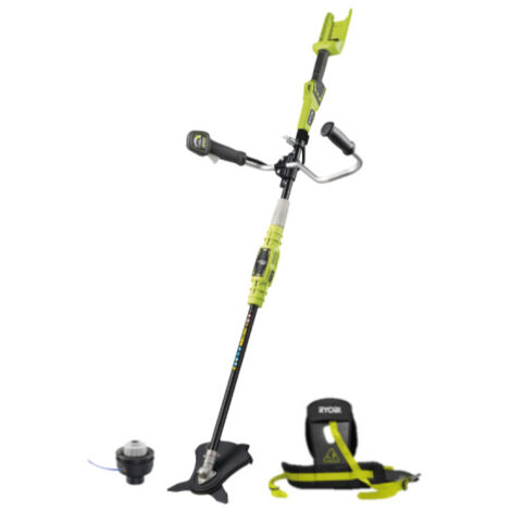 decespugliatore a batteria ryobi "rbc36b26b" con impugnatura bike 36v, solo corpo macchina