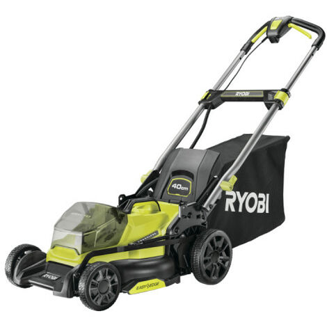 Tosaerba a spinta RYOBI 18V Brushless - Taglio 40cm - Senza batteria o caricatore - RY18LMX40C-0
