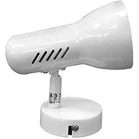 Faretto con luce a parete modello Galaxy EDM - 60W - E27 - Bianco - Lampadina non inclusa (1/2)