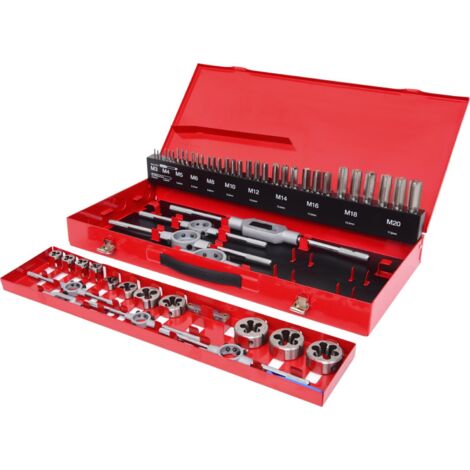 Coffret de jeux de tarauds et filières - 54 pcs - KS TOOLS - 331.0654 (1/3)