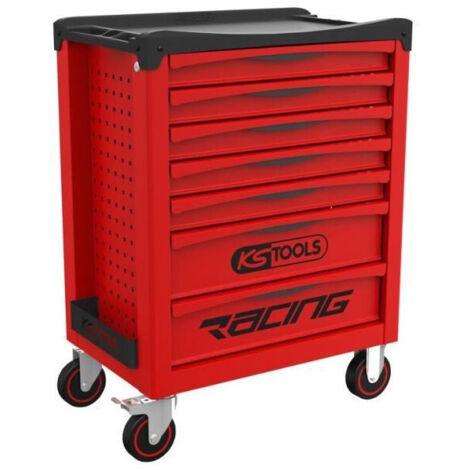KS TOOLS TOOLS Racing Servant - Rosso - 7 cassetti - 855.0007