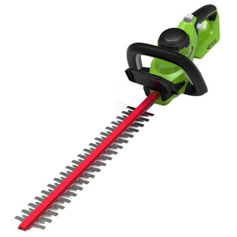 Greenworks G40HT61 Tagliasiepi a Batteria, Lama a Doppia Azione da 61cm, Taglia Rami e Steli Fino a 27mm di Spessore, 2800spm