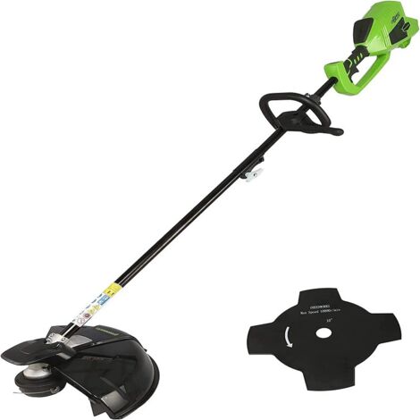 Greenworks GD40BC decespugliatore a batteria 40 V verde (1/10)