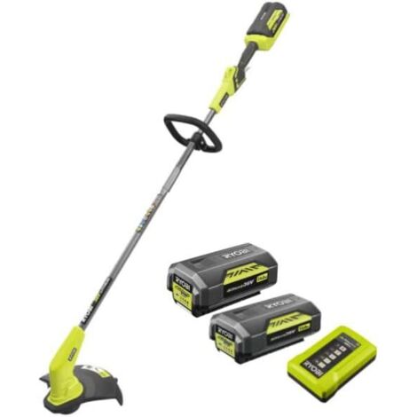 Pack RYOBI Edge trimmer 36V LithiumPlus RY36LT33A-120 - 2 batterie 36V LithiumPlus 4.0Ah - 2.0Ah - 1 caricatore (1/2)