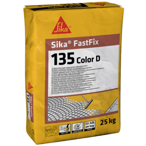 Malta per giunti in pietra SIKA FastFix-135 Color D - Grigio - 25 kg