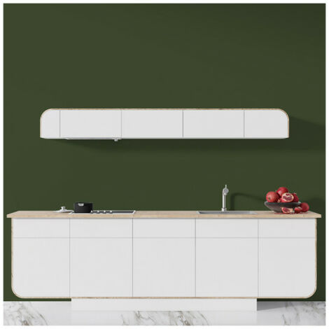 Pittura acrilica lavabile satinata BARBOUILLE - Per pareti, soffitti,  mobili e legno - 2,5L - Verde coccodrillo