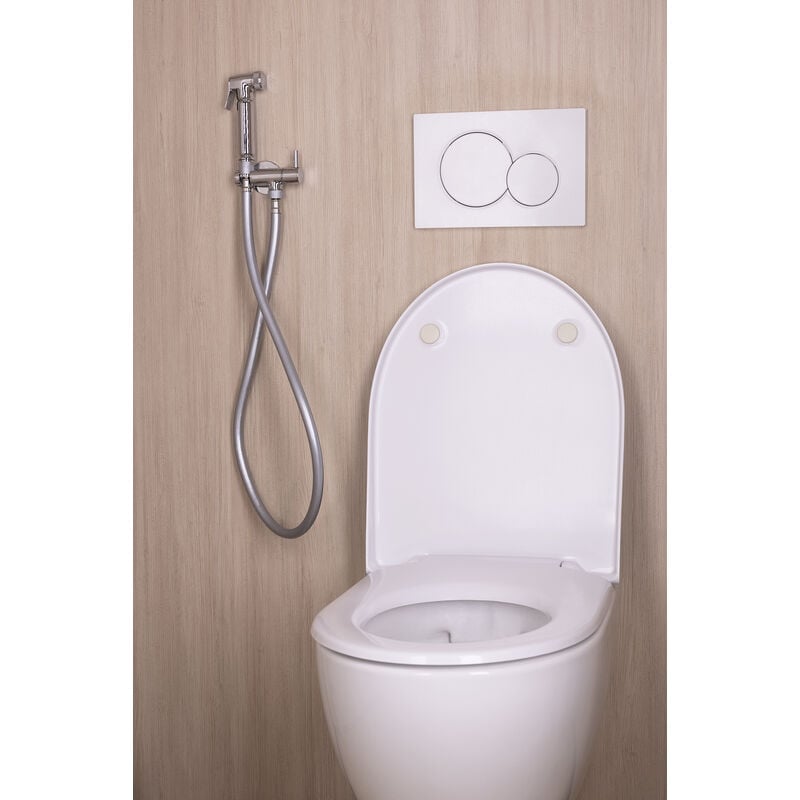 2 Piezas Grifo Bidet para WC Higienico, Duchas Higienicas para WC