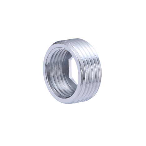 Reducción Hexagonal Interior Cromada QUICK PLOMBERIE - M 3/4 - H 1/2