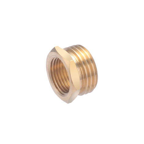 Reducción Hexagonal Tope Exterior QUICK PLOMBERIE - M 1/2 H 3/8