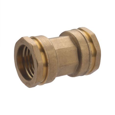 Conector de latón para tubo de reparación Ø50 QUICK PLOMBERIE