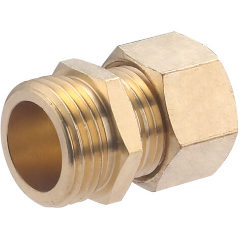 Racor Macho Bicónico QUICK PLOMBERIE - Ø12 Macho 1/2