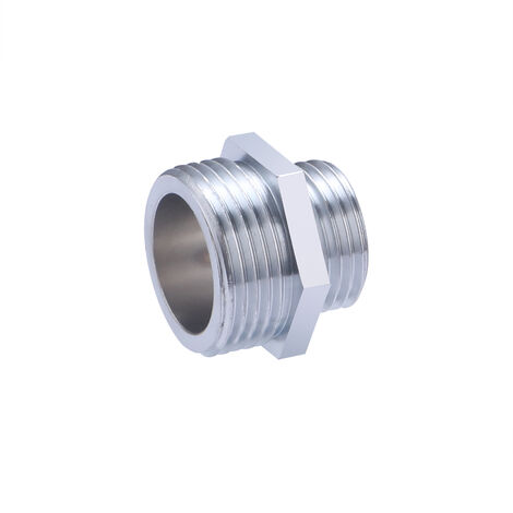 Machón Reducido Cromado QUICK PLOMBERIE - M 3/4 - M 1/2
