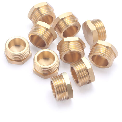 Tapón Macho QUICK PLOMBERIE - M 1/2 x 10 unidades