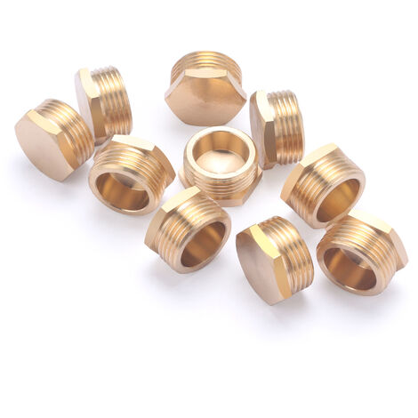 Tapón Macho QUICK PLOMBERIE - M 3/4 x 10 unidades