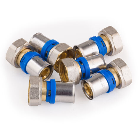 Racor Hembra Tuerca Libre Multicapa QUICK PLOMBERIE - Ø20 Hembra 3/4 x6 unidades