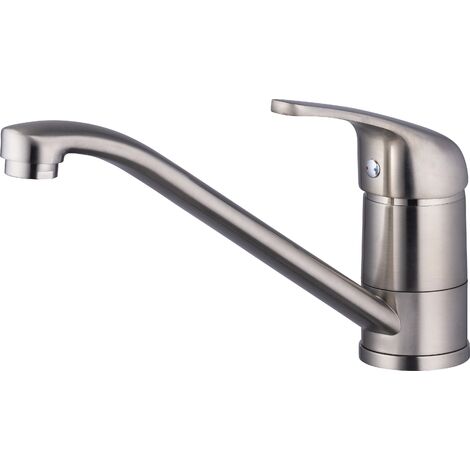 Grifo de Fregadero acero inoxidable cepillado TILT by Eurosanit