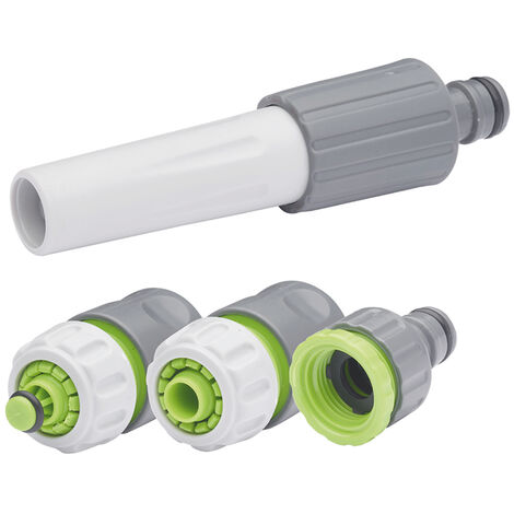Lanza de riego con chorro ajustable - Conexión automática + Conectores Ø19 mm AROZ (1/5)