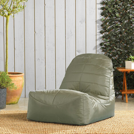 Veeva pouf fauteuil recliner et repose-pieds, pouf poire pour