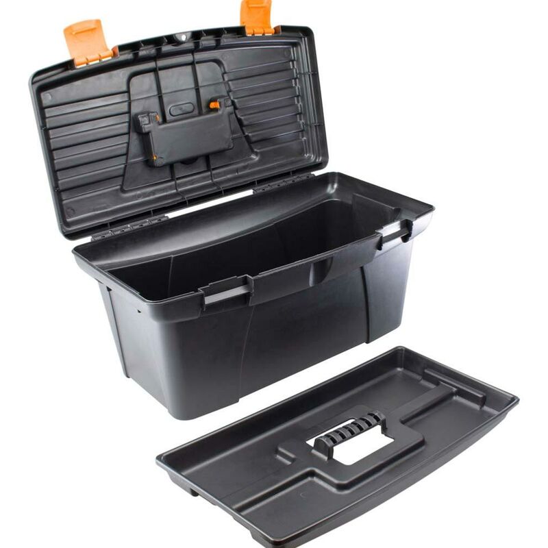 Alutec 56250 Boîte à outils vide plastique noir : : Bricolage