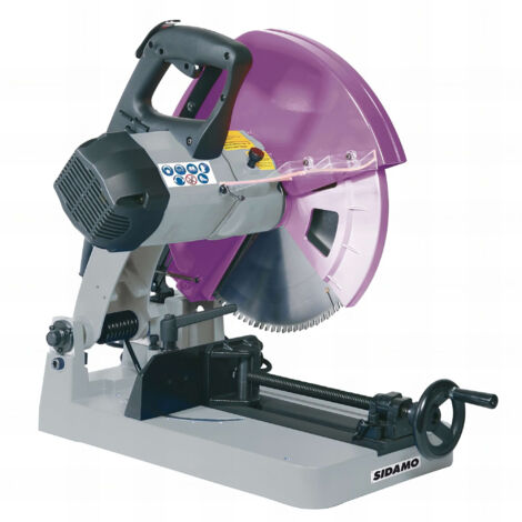 Sidamo – Tronçonneuse à métaux 20114090 – Lame carbure 355mm – 230V 2200W – Coupe nette sans bavures – Moteur à démarrage progressif - MCS 355 C D (1/2)