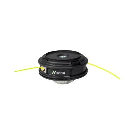 Ribimex – Tête de débroussailleuse universelle – Fil rond 2,5m diamètre 2,4mm – Système Tap and Go pour déroulement rapide (1/2)