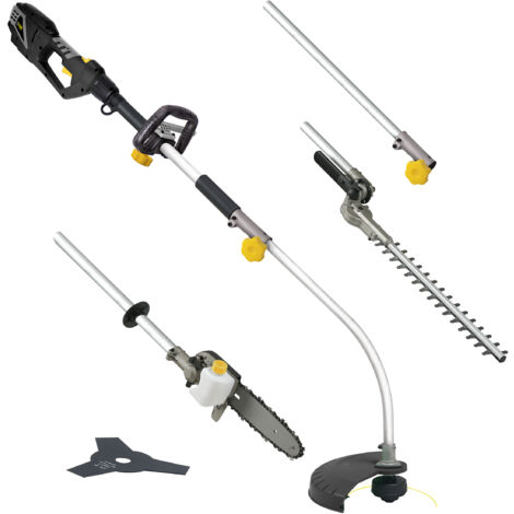 Fartools – Outil électrique multifonctions 900W – Tronçonneuse, taille haies, coupe bordure, débrousailleuse – Vitesse 7200 tr/min, graissage automatique