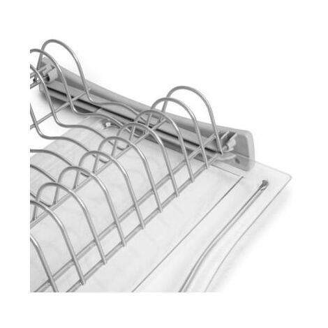 Égouttoir Suprastar acier couleur aluminium pour module de cuisine 700 mm