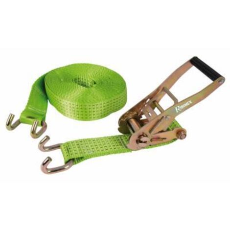 Sangle arrimage à cliquet crochets 50mmx15m 2500/5000kgs