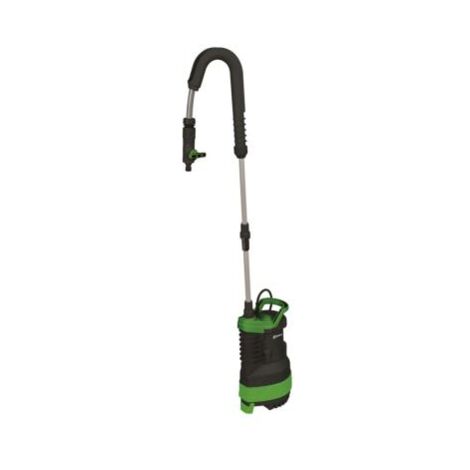 Ribimex – Pompe immergée vide-fût 550W – Débit 5000 L/h – Hauteur de refoulement 20 m – Câble 10 m pour récupérateur d'eau de pluie (1/2)