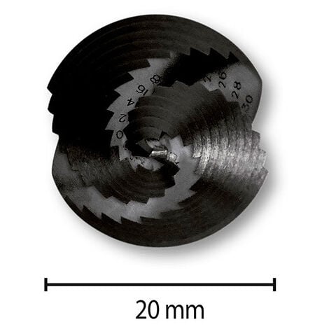 Forêt étagé spiral en acier m35 hss cobalt 4 à 30mm