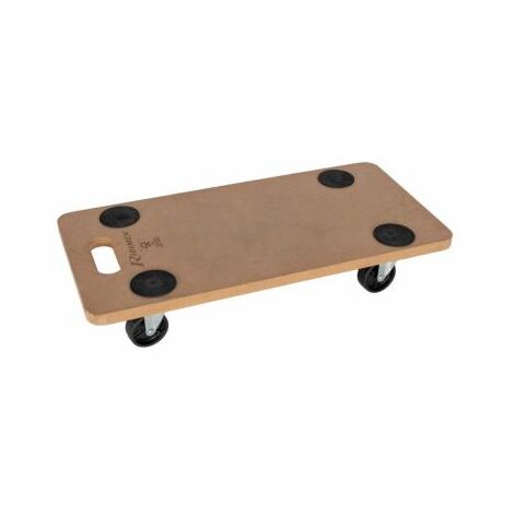 Plateau manutention bois FSC 4 roues 150 kgs (1/2)