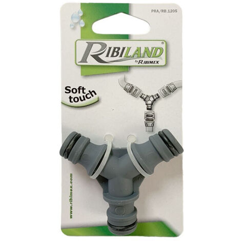 Raccord rapide triple Soft-touch (1/2)