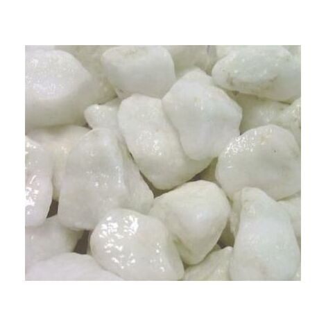 Marbre blanc pur concassé 12/20 400 Kg - 16x25kgs