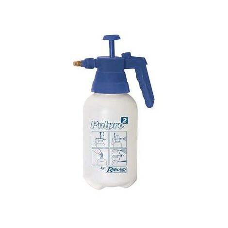 Ribimex – Pulvérisateur à pression préalable 1,4 L – Réservoir en polyéthylène – Buse en laiton – Pour pulvérisation précise d'insecticides et fongicides
