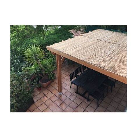 Pergolas independante, 450cmx450cm, Bois DOUGLAS Français, Carport-Auvent, Abri terrasse (1/4)