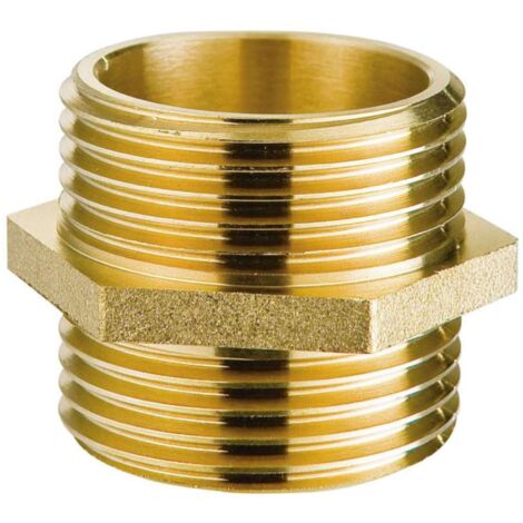 Raccord laiton mâle/mâle laiton diam.1" (1/2)