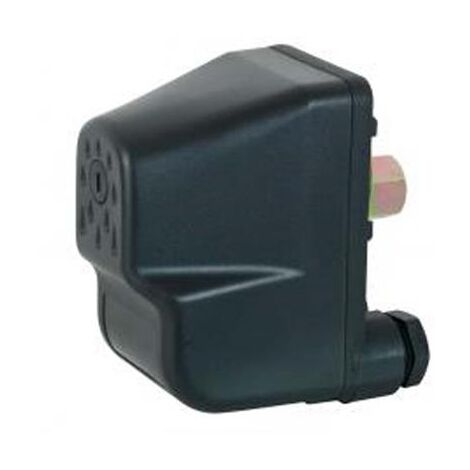 Ribimex – Pressostat 1/4' femelle 8x13 pour surpresseur – Boîtier étanche IP44 – Tension 110/230V – Courant 6/12A – Température max 55°C