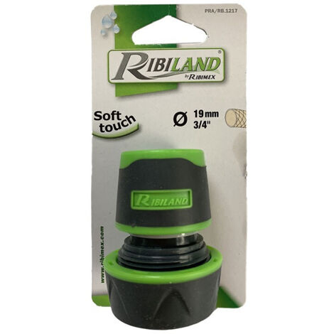 Raccord rapide bi-matière tuyau 19mm (1/2)