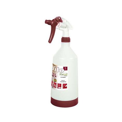 Ribiland – Vaporisateur 1 Litre pour produits agressifs – Réservoir polyéthylène soufflé – Tête et gâchette en polypropylène – Usage professionnel