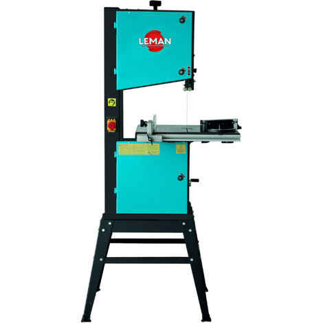 Leman – Scie à ruban 355mm – Hauteur de coupe 205mm – Puissance 900W – Vitesse 440/900m/min – Table inclinable – SRU355