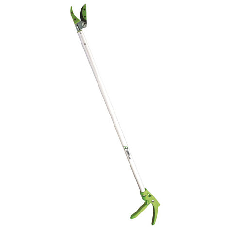 Ribimex – Ramasse-fruits en métal 1 m PRESCF5 – Cueille-fruits avec manche rotatif 180° – Diamètre de coupe 10 mm max – Pour récolte en hauteur